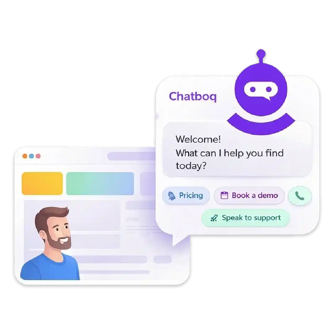 Starts the conversation at the right moment