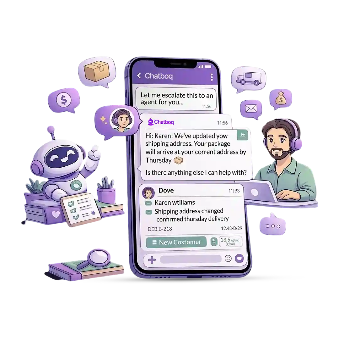 Hands control to humans when judgment matters