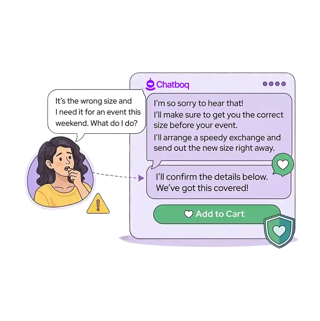 Keeps empathy at the center of every reply